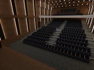 Convention Hall 3D Model