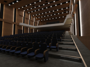Convention Hall 3D Model