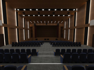 Convention Hall 3D Model
