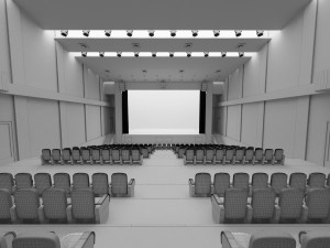 Convention Hall 3D Model