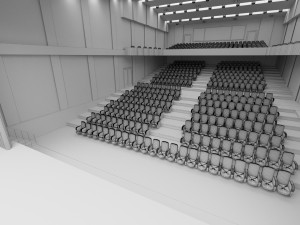 Convention Hall 3D Model
