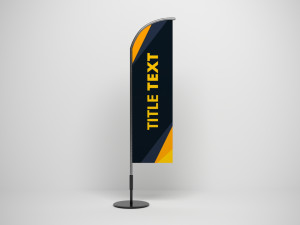 Banner Flags Low-poly Modelo 3D
