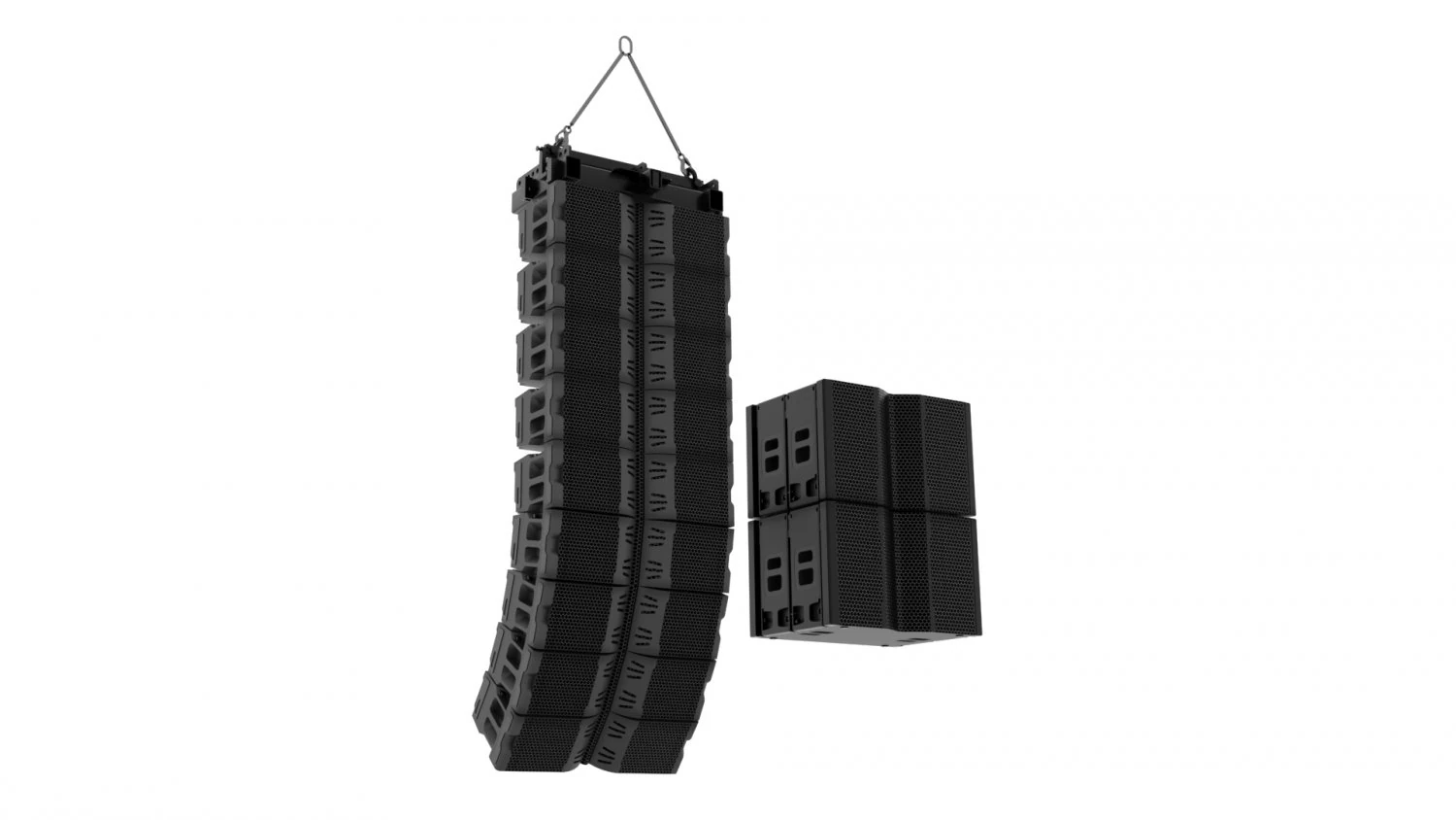 Concert Sound System Line Array JBL VTX V20 3D Model .c4d .max .obj .3ds .fbx .stl .blend 