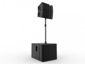 Concert Sound System Line Array JBL VRX 3D Model