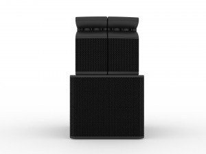 Concert Sound System Line Array JBL VRX 3D Model