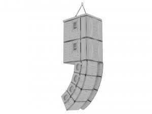 Concert Sound System Line Array JBL VRX 3D Модель
