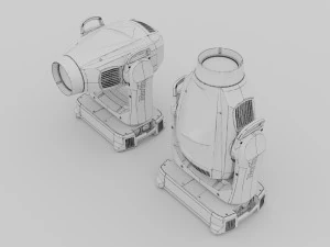 Stage Spot Light Martin Viper 3D Model