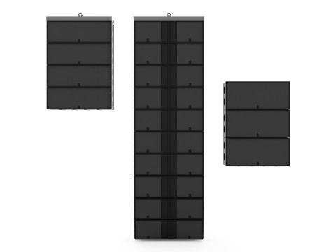 Concert Sound System Line Array Model 3D