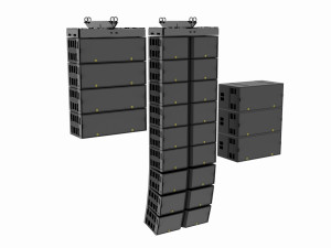 Concert Sound System Line Array L-Acoustics K1 Setup 3D Model