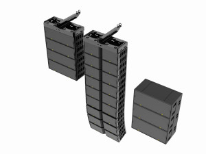 Concert Sound System Line Array L-Acoustics K1 Setup 3D Model