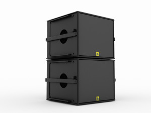 Concert Sound System Line Array L-Acoustics Kiva 2 Setup 3D Модель