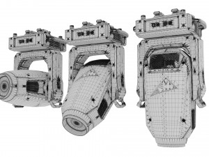 Stage Spot Light Martin Era 800 Performance Modelo 3D