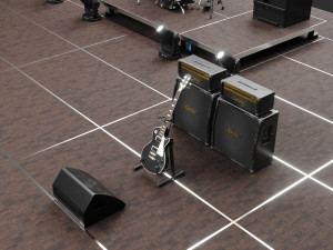 Concert Stage Set Full Detail 3D 모델
