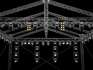 Concert Stage Set Full Detail 3D 모델