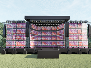 Concert and Festival Stage Set Modello 3D