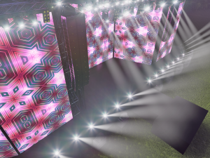 Concert and Festival Stage Set 3D Model