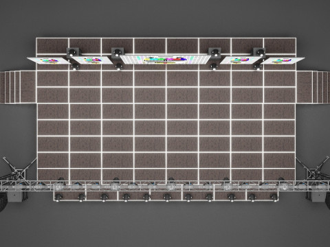 Stage Set Design Model 3D