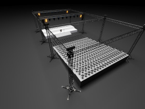 Event Stage Design 3D 模型