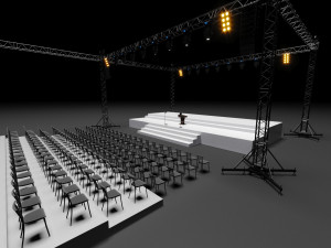 Event Stage Design 3D 模型