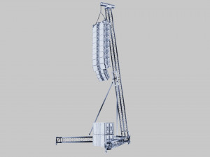 Concert Sound System Line Array Modello 3D