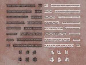 Stage Constructions Elements Truss 3D Model