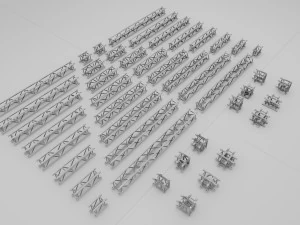 Stage Constructions Elements Truss 3D Model