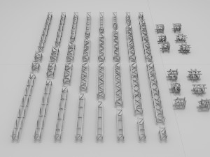 Stage Constructions Elements Truss Modelo 3D