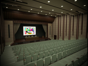 Convention Hall Modelo 3D