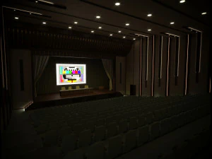 Convention Hall 3D Model