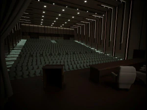 Convention Hall 3D Model