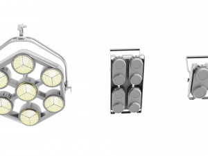 10 Models Stage Studio Lighting Collection 3D Model