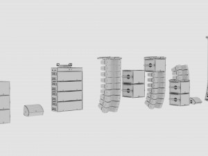 10 Models Sound Systems Collection Modelo 3D