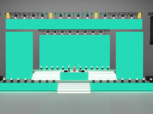 Concert Stage 3D 모델