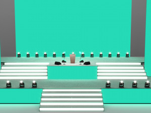 Concert Stage Modelo 3D