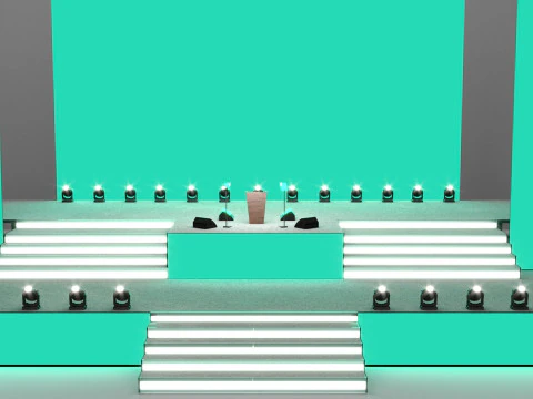 Concert Stage 3D Model