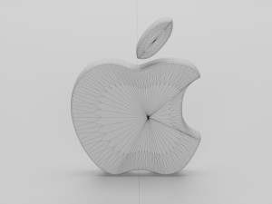 Apple Logo 3D Print Model