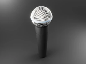 Microphone 3D Model
