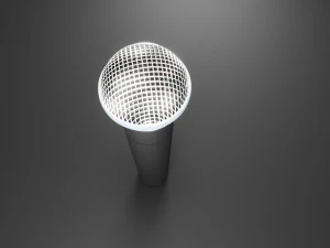 Microphone 3D Model