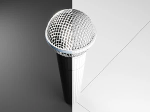 Microphone 3D Model