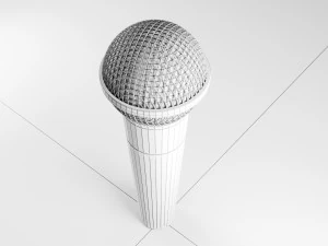 Microphone 3D Model