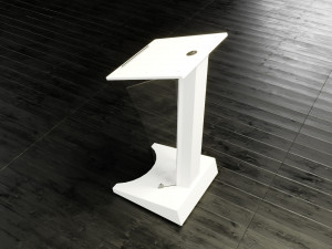 Transparent Lectern Podium 3D Модель