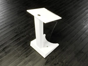 Transparent Lectern Podium 3D Model