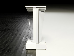 Transparent Lectern Podium 3D Модель