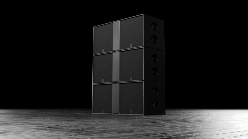 Concert Sound Systems Subwoofer 3D 모델 .c4d .max .obj .3ds .fbx .stl .blend 