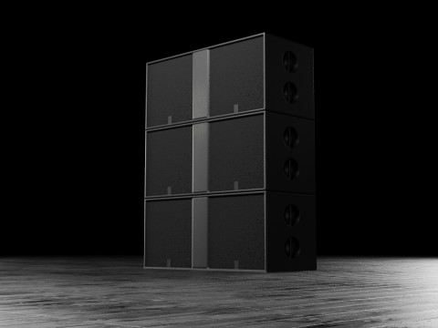 Concert Sound Systems Subwoofer Modello 3D