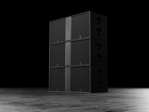 Subwoofer per sistemi audio da concerto Modello 3D