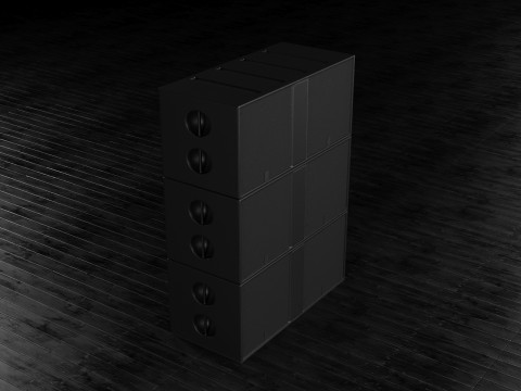 Concert Sound Systems Subwoofer 3D 모델
