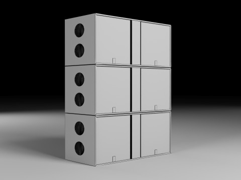 Concert Sound Systems Subwoofer 3D 모델