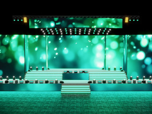 Concert Stage 4 Design Modelo 3D