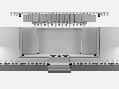 Concert Stage 4 Design 3D Model